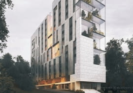 Wizualizacja nowego budynku wielofunkcyjnego Akademii Marynarki Wojennej