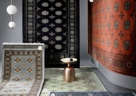 Dywany Komfort: Bokhara Black, Bokhara Red, Jaldar Silk Touch Grey, Tekke Green, Bokhara Grey/Blue