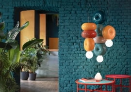 Kolorowa lampa wisząca Bumbum C2762