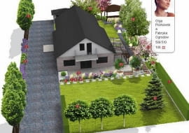 PLAN NASADZEŃ 1. grab pospolity - żywopłot 2.lawenda wąskolistna 3.bukszpan wieczniezielony 4.surmia bignoniowa 'Nana' 5.jodła kalifornijska 6.ostnica 7.trawa ozdobna - Sporobolus heterolepis 8.piwonia ogrodowa 9. czosnek ozdobny 10.jeżówka purpurowa 11.klon japoński 12.hortensja pnąca 13.magnolia pośrednia 14.brzoza pożyteczna 'Doorenbos' 15.jabłoń purpurowa 'Ola' 16.wiśnia piłkowana 'Kanzan'