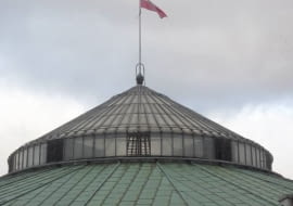 Budynek sejmu w Warszawie