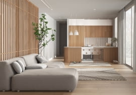 Jasny dom pełen japońskich i skandynawskich akcentów