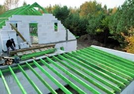 Zmiana klasy drewna na więźbę dachową drewno na więźbę dachową więźba dachowa tradycyjna więźba dachowa drewno konstrukcyjne dziennik budowy