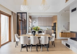 Dom w Mławie - rodzinne wnętrza w stylu modern classic