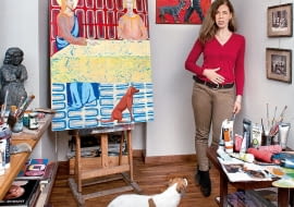 wnętrza, pracownia Hanny Pyrzyńskiej