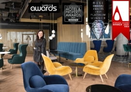 Lawina nagród dla Tremend za Crowne Plaza Warsaw – The HUB