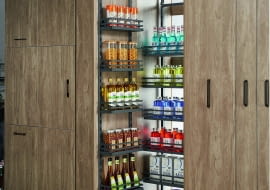 Systemy przechowywania zabudowy w kuchni