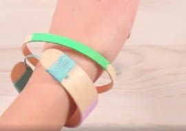 Drewniana bransoletka