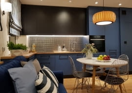 Kuchnia otwarta na salon. Krzysztof Miruć