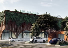 Konkurs "Zielony Rynek". Wyróżniona praca zespołu projektowego "Kaplusjededen" w składzie: Artur Klimczak, Anna Klimczak i Krzysztof Grabowski