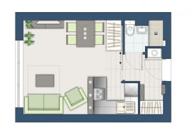 Jak urządzić kawalerkę z aneksem kuchennym?