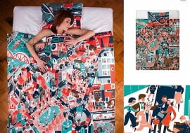 Pan Tu Nie Stał, pościel, Kasia Bogucka, Nioska, oryginalna pościel