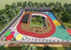 Przedszkole 3.0 smart hub. Proj.  pracownia architektoniczna firmy W.P.I.P.