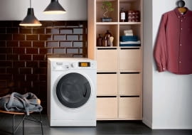 RDPD 96407 JD EU, 1400 obr./min, A/A/A, pranie 9 kg, suszenie 6 kg, zużycie wody: pranie - brak danych, pranie z suszeniem 105 l, 2150 zł, Hotpoint