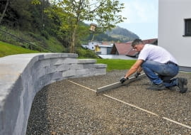 kostka betonowa, układanie kostki betonowej