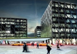 katowice, biurowce, architektura, polska, medusa group