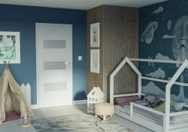 Kolekcja drzwi o uniwersalnym designie, który pozwala tworzyć  wnętrza o ponadczasowym charakterze. Bez względu na zmiany  aranżacyjnych trendów, drzwi przez długie lata będą dobrze prezentowały się w naszym domu, Imperia