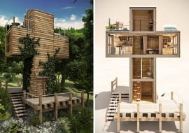 Dom w kształcie krzyża, kontrowersyjny budynek, dom krzyż, projekt domu