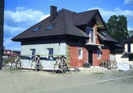 Ocieplenie domu wełną mineralną.