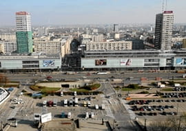 Ściana Wschodnia w Warszawie. Układ urbanistyczny projektu Zbigniewa Wacławka