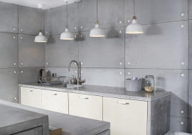 beton w kuchni, beton architektoniczny, Morgan & Möller