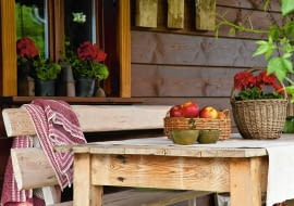 styl rustykalny, wnętrza