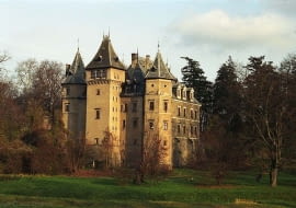 Zamek w Gołuchowie. Elewacja wczesnorenesansowa