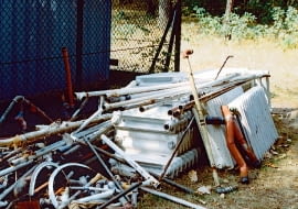 Skorodowane elementy instalacji centralnego ogrzewania