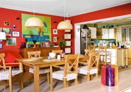 24.01.2011 WARSZAWA SESJA WNETRZE , NA ZDJECIU WNETRZE PLAN FILMOWY SERIALU RODZINKA.PL STYLIZACJA KATARZYNA KOWALSKA DLA CZASOPISMA CZTERY KATY FOT. ARKADIUSZ SCICHOCKI / AGENCJA GAZETA