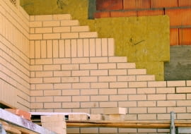 ściana trójwarstwowa, murowanie z klinkieru, ściana z klinkieru, klinkier, murowanie ściany, ściana zewnętrzna