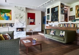 Wnętrza pełne sztuki - wyremontowany dom kolekcjonerów