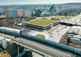 Zintegrowany węzeł przesiadkowy w Bronowicach. Proj. UCEES