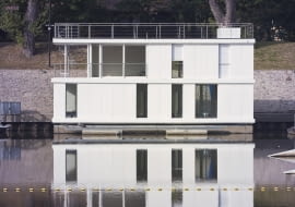 Dom na wodzie w Porcie Czerniakowskim