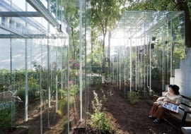 Pawilon na biennale w Wenecji. Proj. junya.ishigami + associates