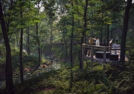 Nowa strefa rekreacyjna nad Potokiem Oruńskim w Gdańsku Jasieniu