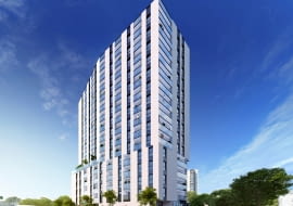 Nowy budynek przy ulicy Mogilskiej 116 w Krakowie