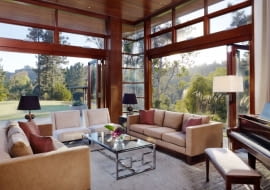 Dom w Mandeville Canyon, Los Angeles. Projekt: Rockefeller Partners Architects