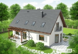 projekt gotowy domu dwurodzinnego