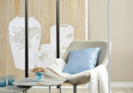 09.01.2014 , KATY , KOLOR I WZOR - BEZ , STYLIZACJA JOANNA PLACHECKA . FOT. MICHAL MUTOR SLOWA KLUCZOWE: WNETRZA