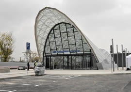 20.10.2015 Warszawa , al. Jerozolimskie . Nowy dworzec PKP Warszawa Zachodnia . Fot. Franciszek Mazur / Agencja Gazeta SLOWA KLUCZOWE: kolej koleje dworce ZDJĘCIE DO WKŁADKI: DLOWA Strony Lokalne Warszawa