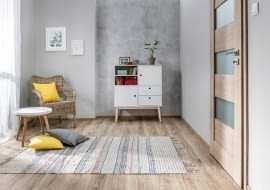 Panele podłogowe Vilo cechuje łatwość montażu, którego możemy dokonać samodzielnie.