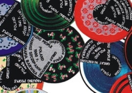 II nagroda (INSPIRACJA) - Bogusław Śliwiński, haftowane podkładki