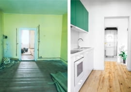 Metamorfoza starego mieszkania dla młodych