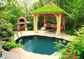 26.05.2010 LONDYN MIEDZYNARODOWA WYSTAWA OGRODOW CHELSEA FLOWER SHOW NA ZDJECIU OGRODY FOT. ARKADIUSZ SCICHOCKI / AGENCJA GAZETA SLOWA KLUCZOWE: OGRODY DRZEWA KWIATY