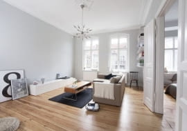 stylowe mieszkanie, skandynawski styl, minimalistyczne wnętrza