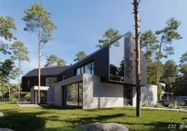 Wstęga Między Sosnami. Proj. Z3Z ARCHITEKCI