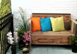 Ławka na balkon - tutorial krok po kroku. Zrób to sam