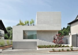 bevk perovic arhitekti, haus d, ljubljana, dom, dom jednorodzinny, architektura