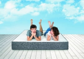 Materac BENET, 2 rodzaje pianki (termoelastyczna i lateksowa), wys. 25 cm, 1450 zł/140 x 200 cm, Benet