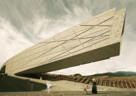 Winnica - Brunello di Montalcino. Wizualizacja.